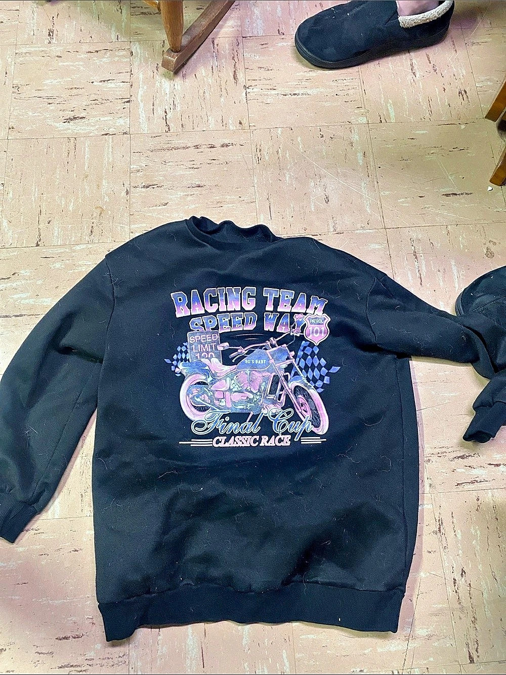 Graphic Sweatshirt in Black